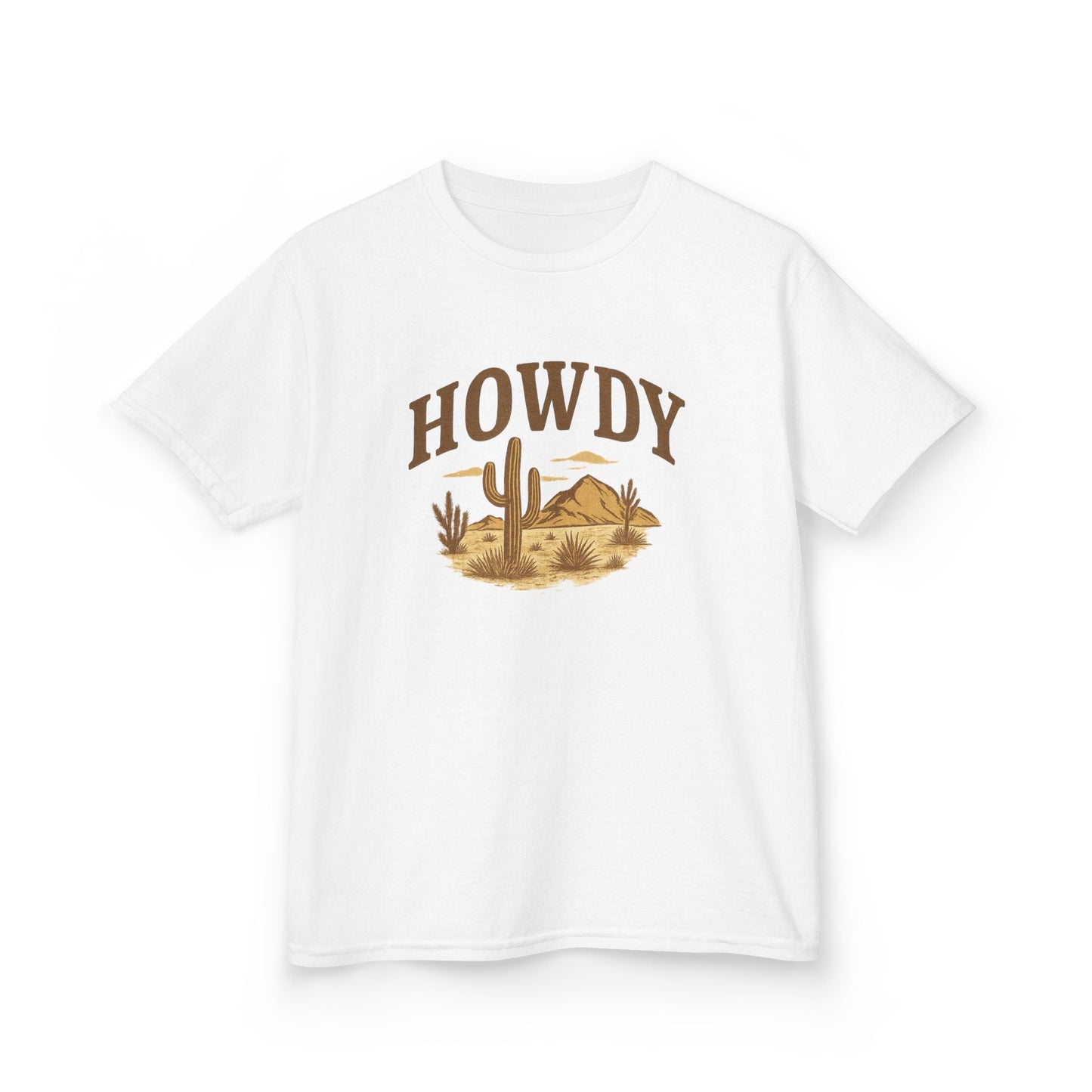 Howdy Southwestern Desert Theme Kids Tee