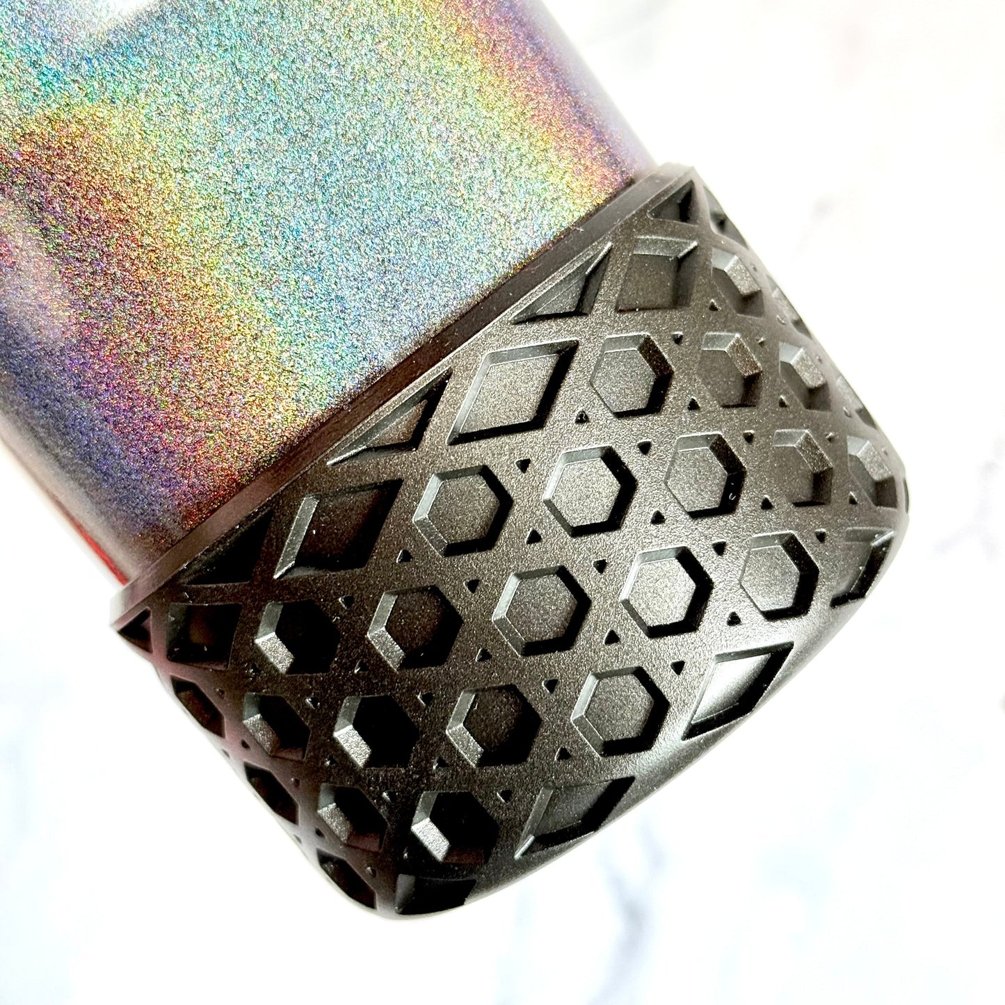 Onyx Shimmer Metallic Waffle Boots™
