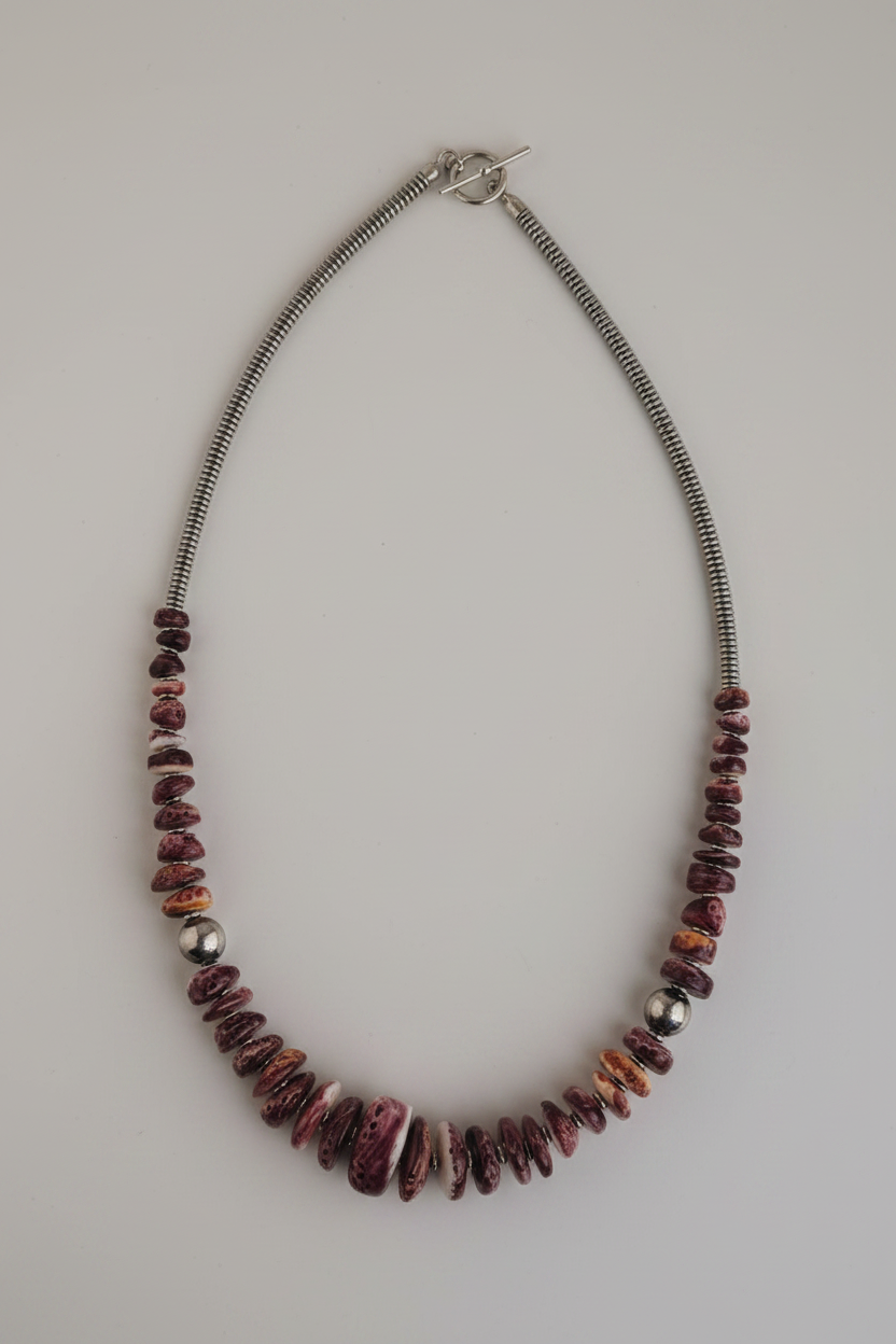 I Can Still Make Cheyenne Purple Spiny Oyster Necklace