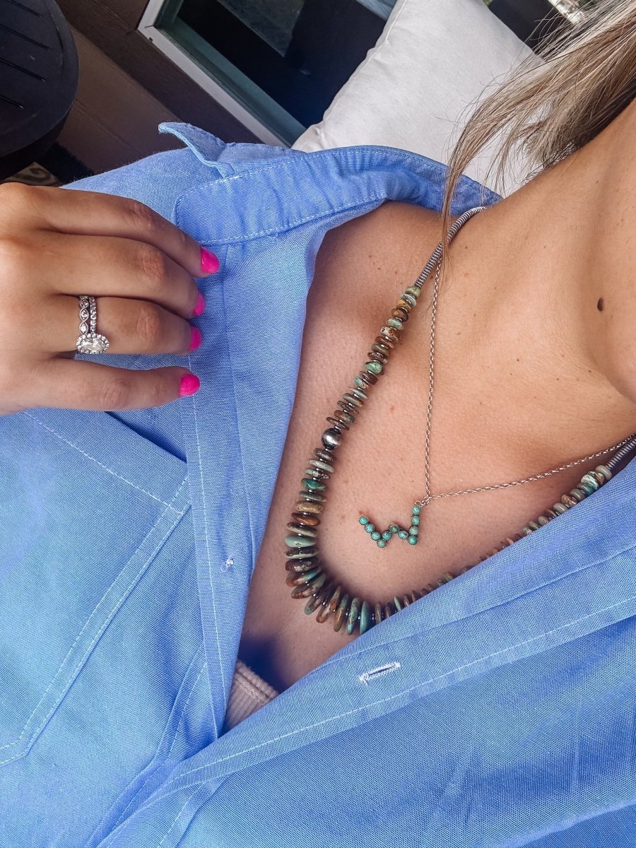 I Can Still Make Cheyenne Green Turquoise Necklace