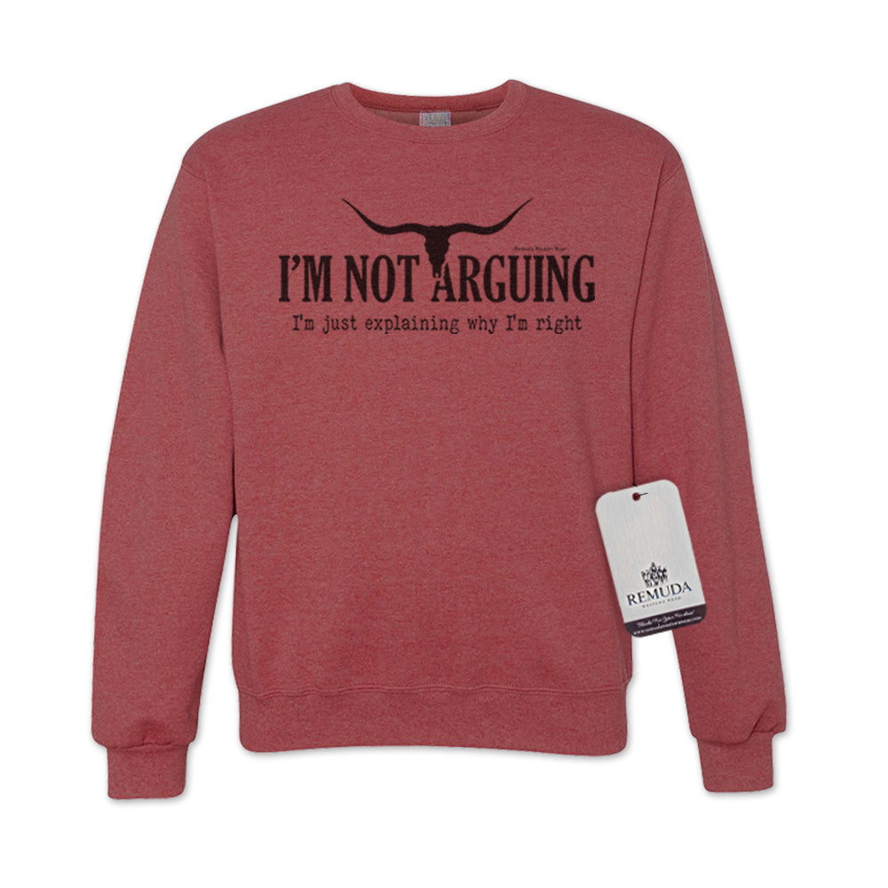 I'm Not Arguing, I'm Just Explaining Why I'm Right - Adult Unisex Western Sweatshirt