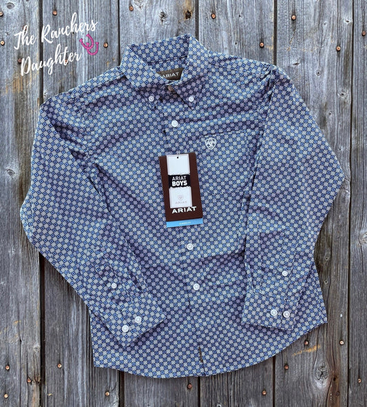 Ariat Boy’s Bo Classic Fit Shirt Western Shirt