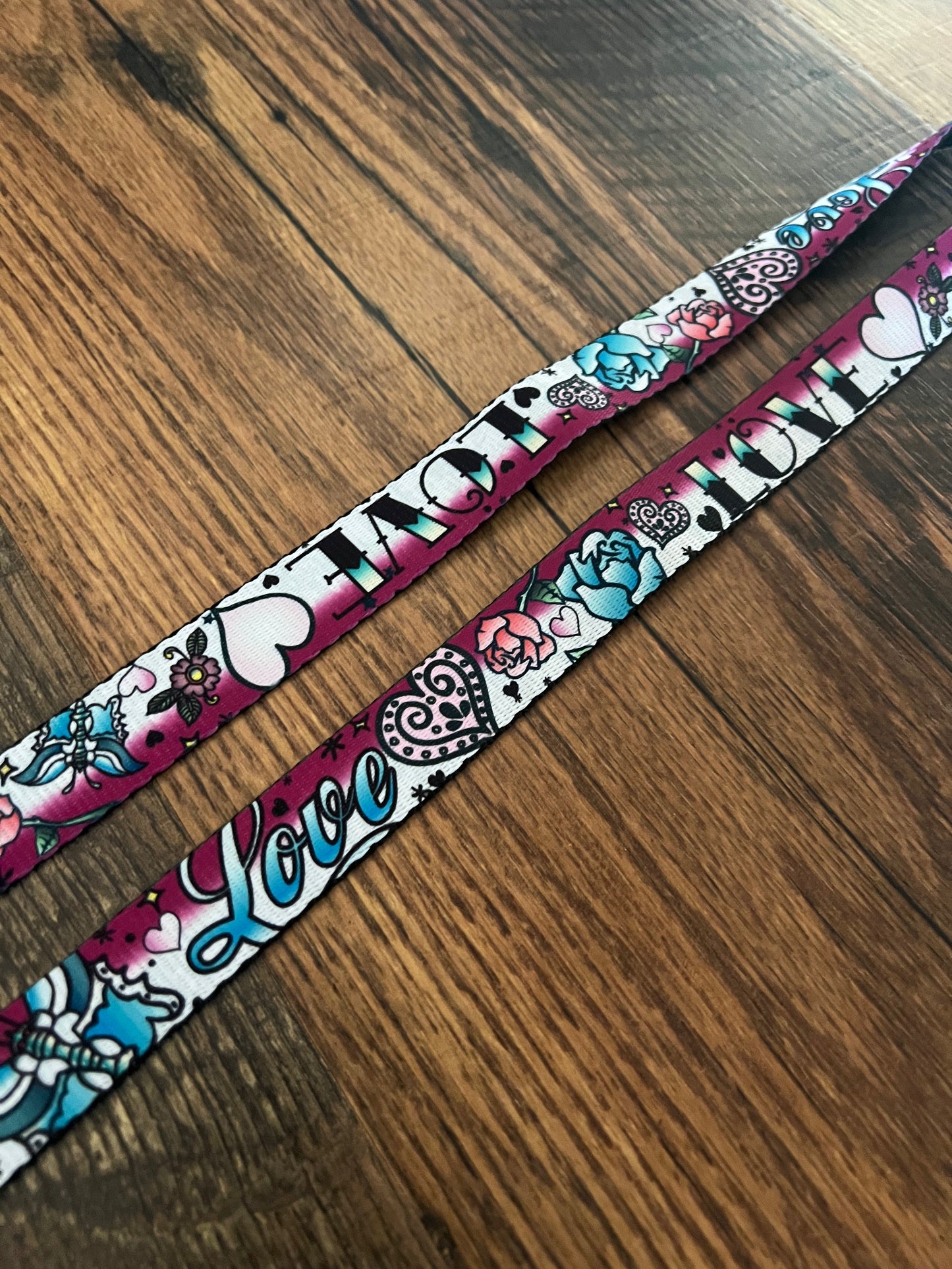 Buckle down Dog Leash - Love Leash 4ft