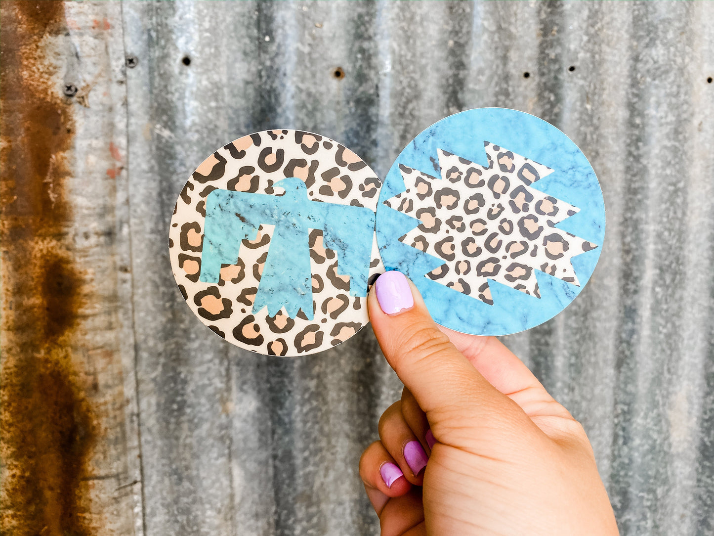 Tribal Leopard - Sticker