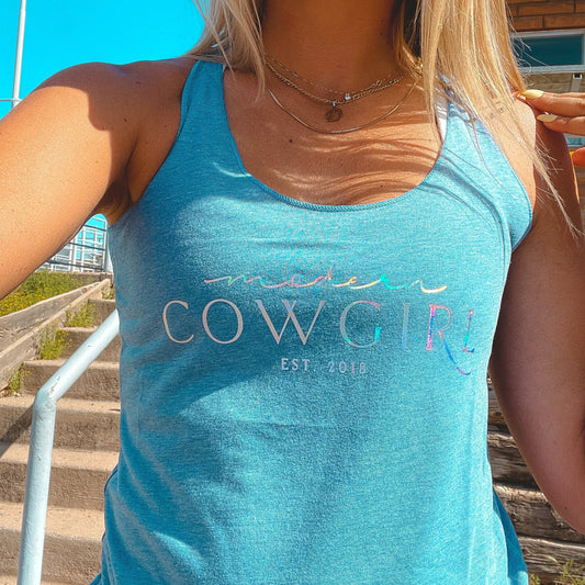 Custom Modern Cowgirl Razorback Tank