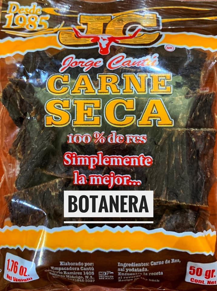 Carne Seca 50gr - Botanera Enchilada