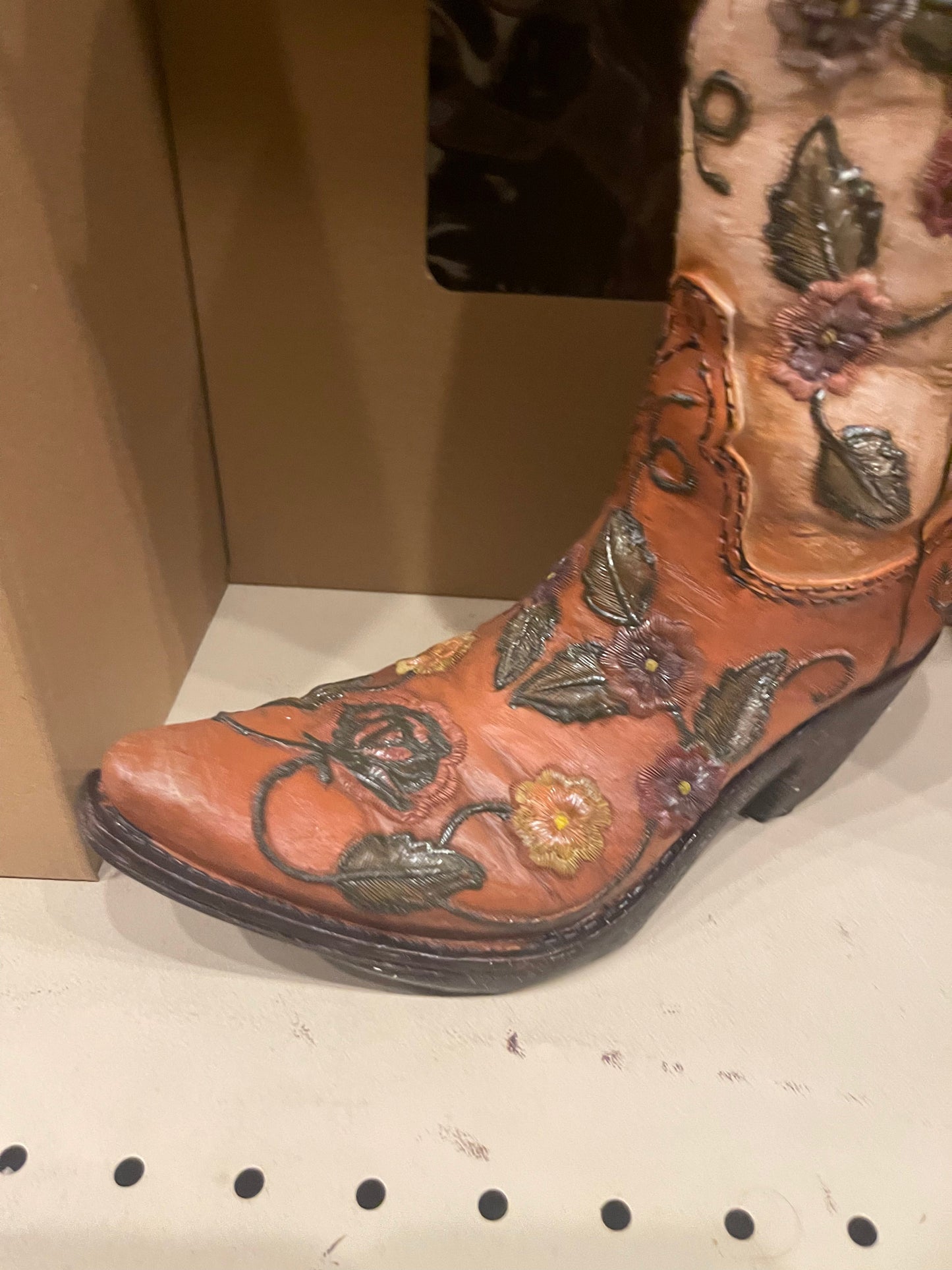 Floral Boot Vase