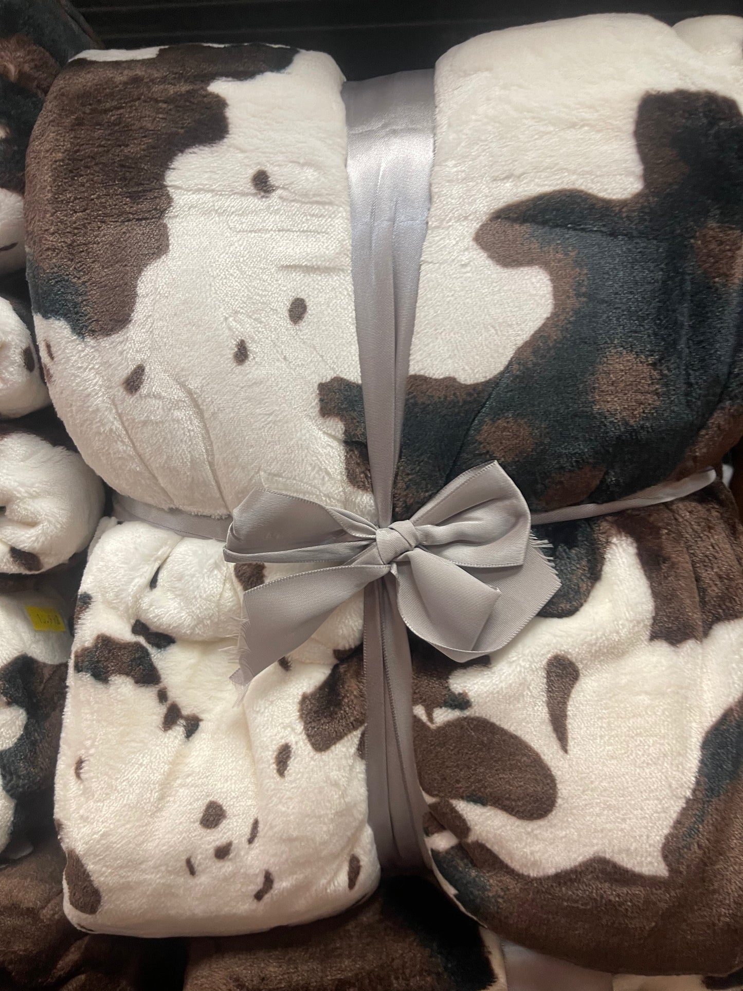 Cow Print Super Plush Blanket