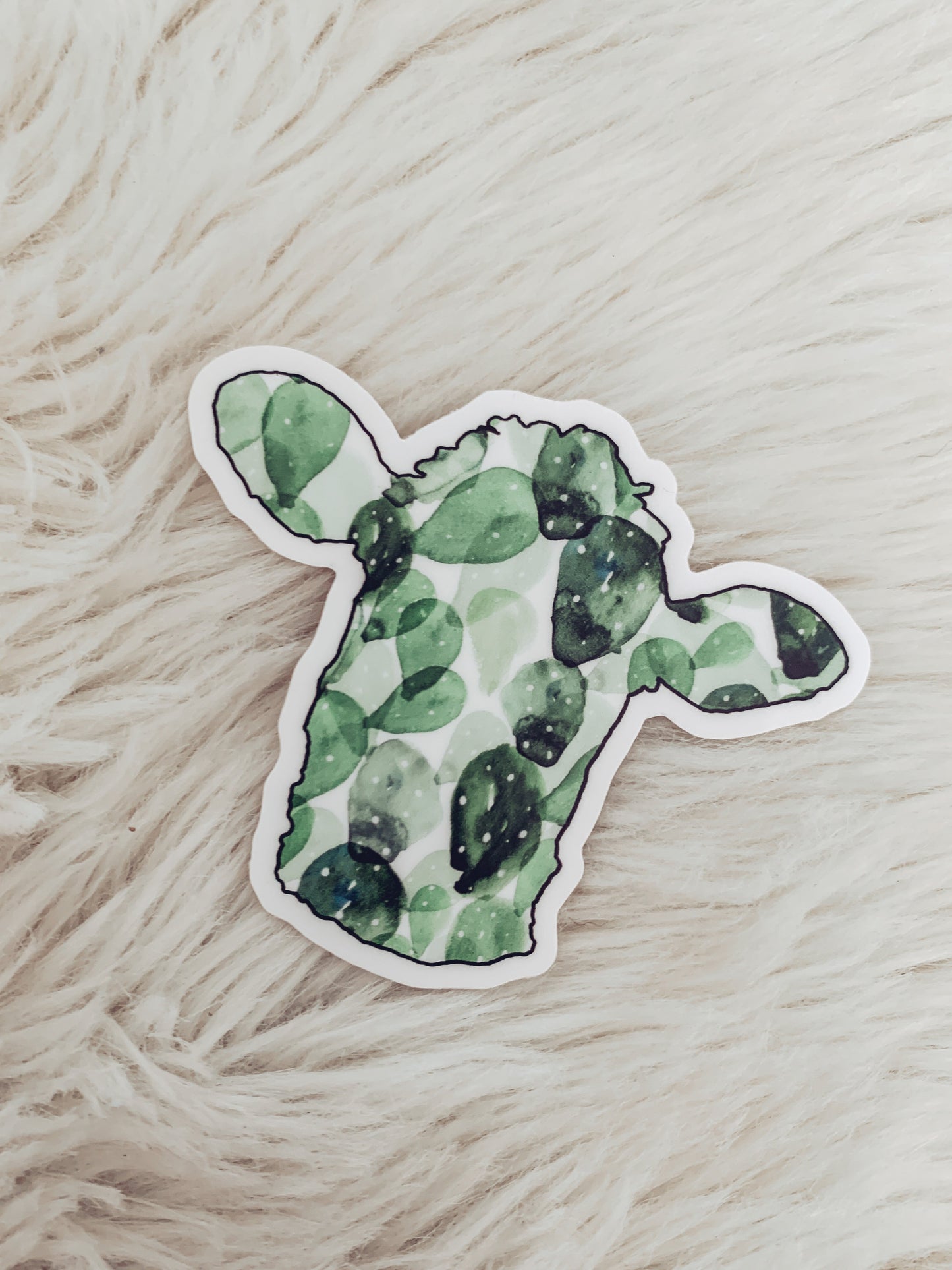 Cactus Cow - Sticker