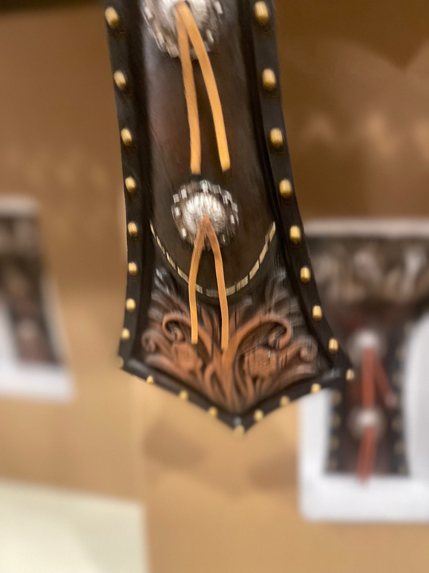Horse Concho Medallion Cross