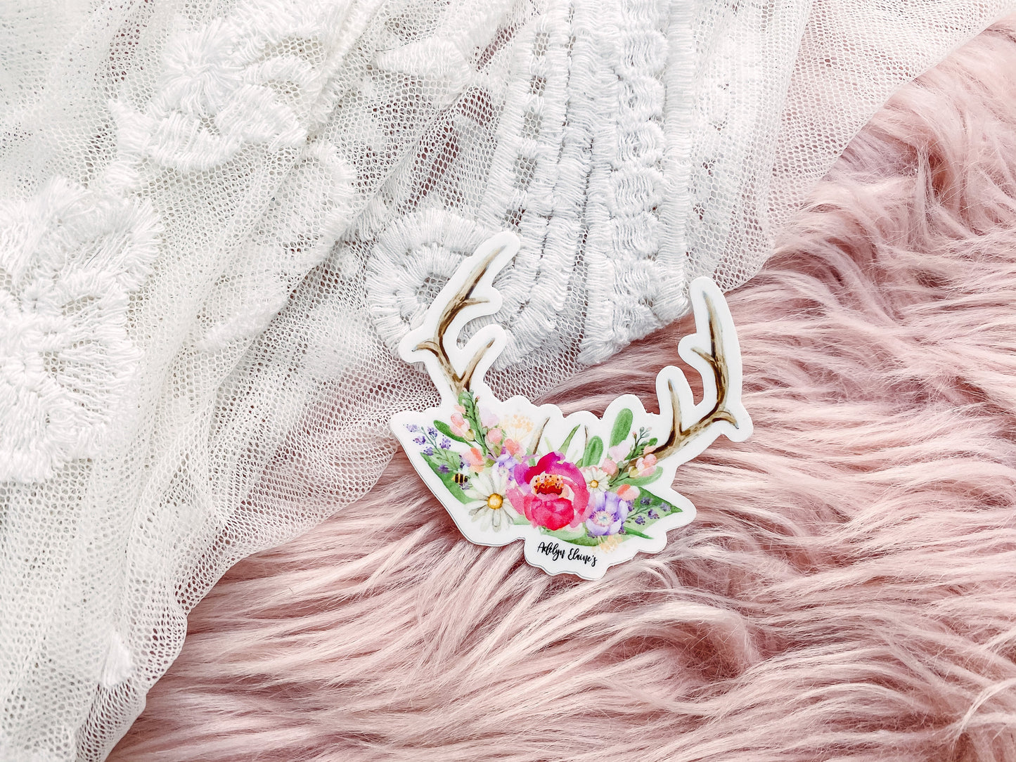 Antler Bouquet - Sticker