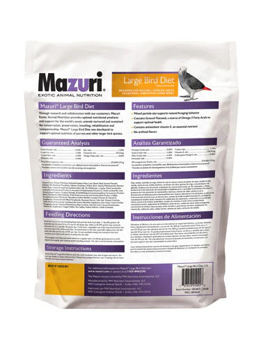 MAZURI LARGE BIRD 3LB