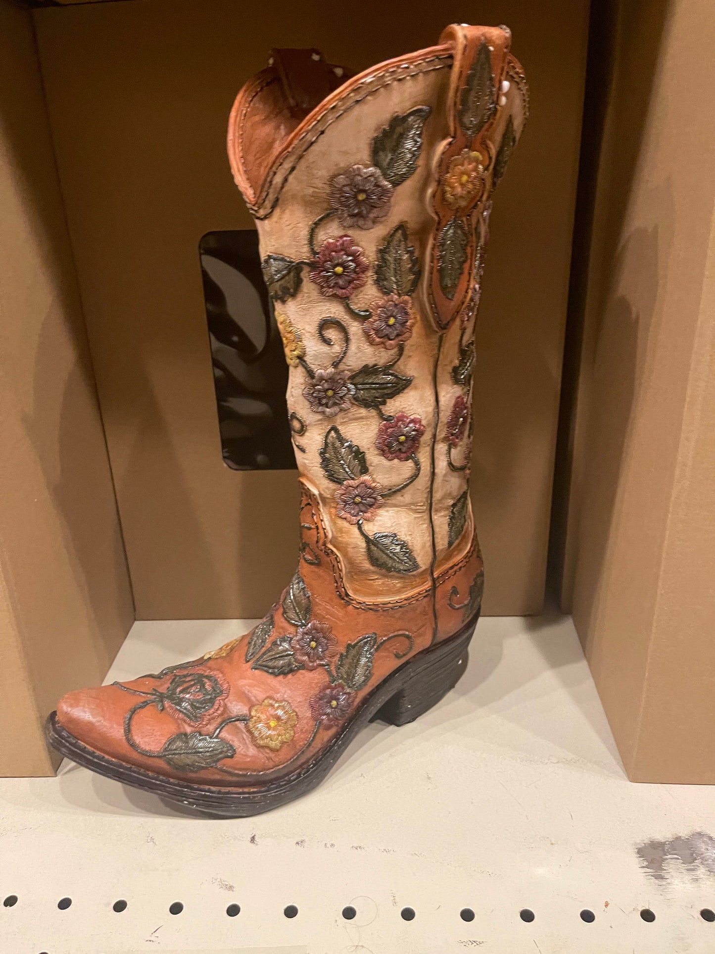 Floral Boot Vase