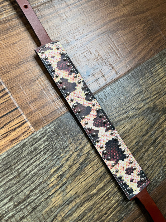 Snake Skin Pattern Wither Strap
