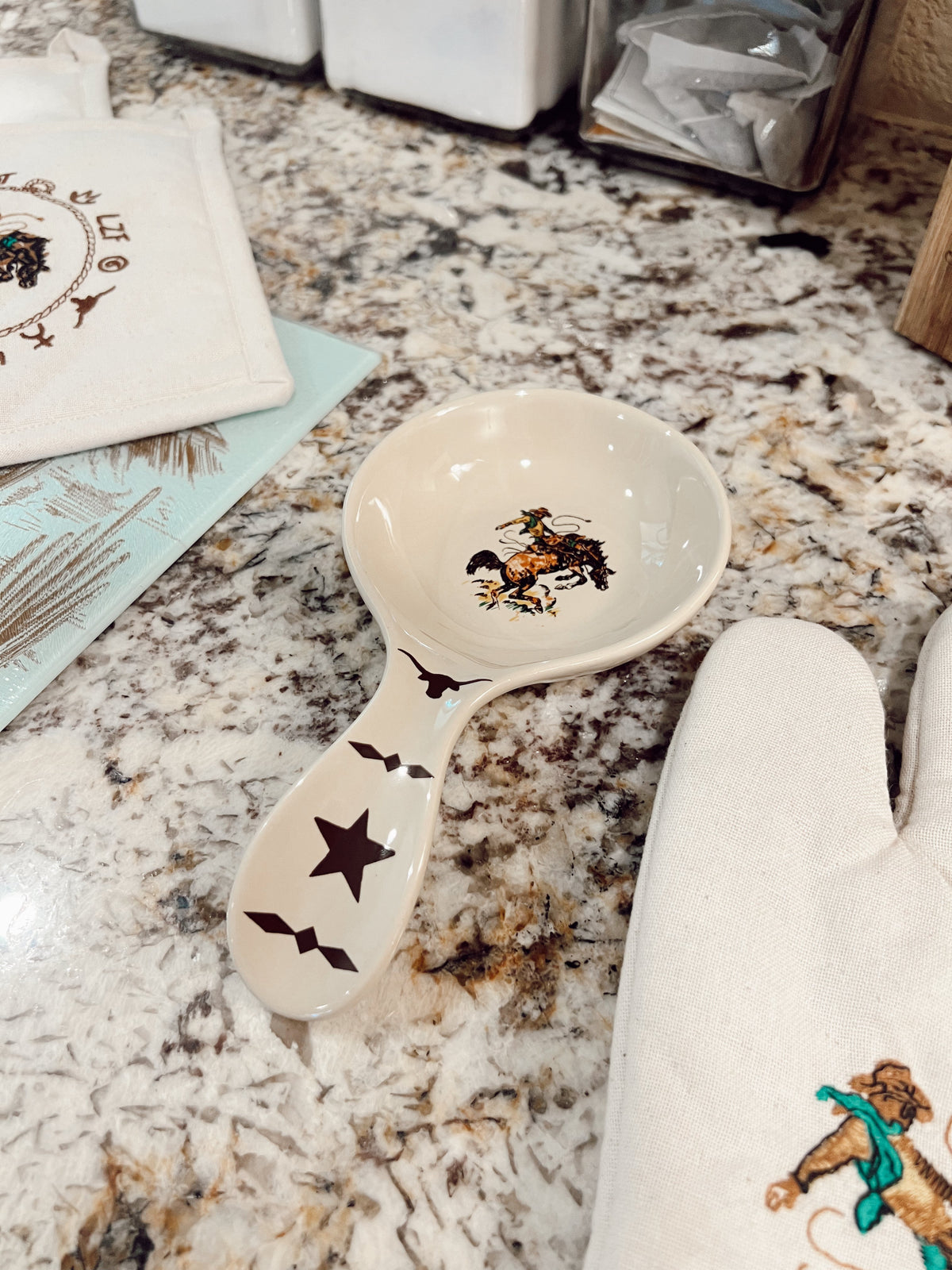 The Bronc Spoon Rest
