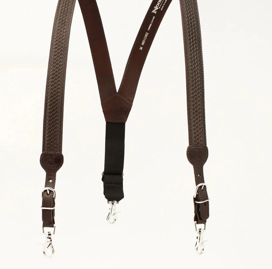 Dark Brown Gallus | Nocona Mens
