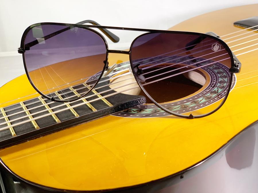 Jaden Obsidian Sunglasses by American Bonfire Co
