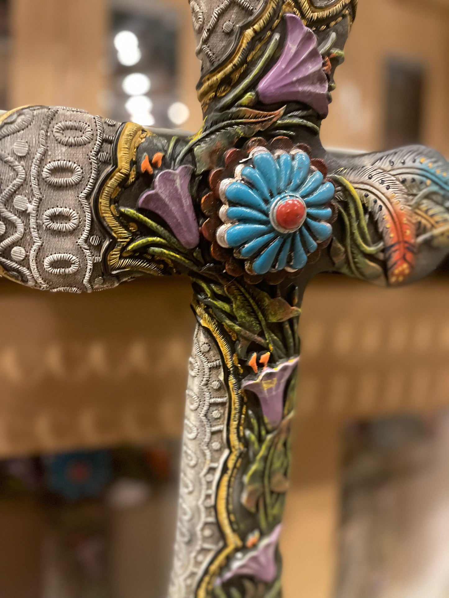 Lilly Floral Cross