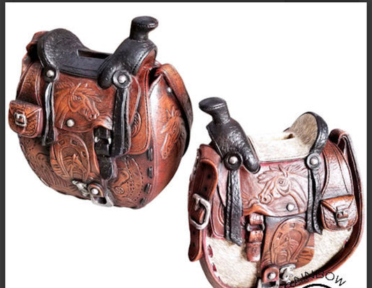 Saddle Piggy Banks Set of 2