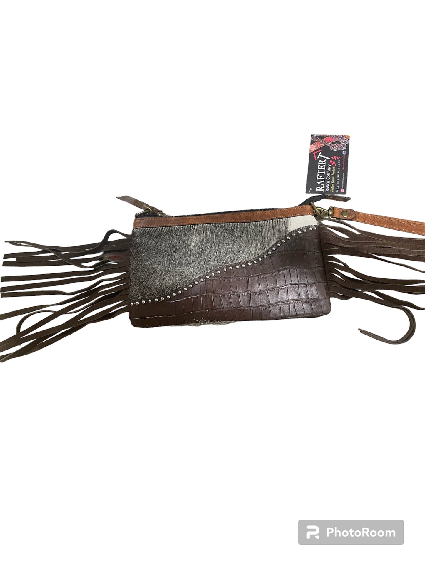 239 - RAFTER REAL COWHIDE HANDBAG