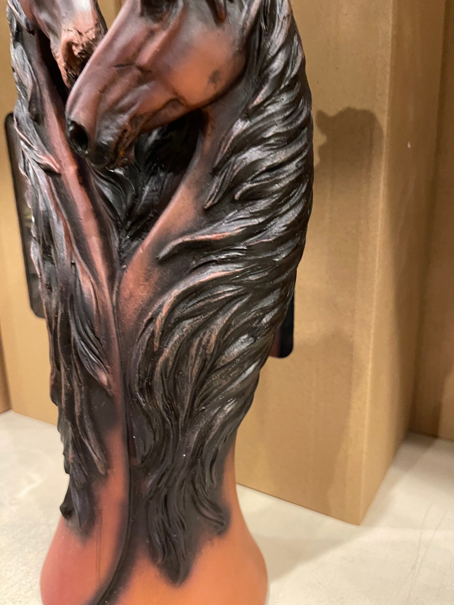 Double Horse Statue
