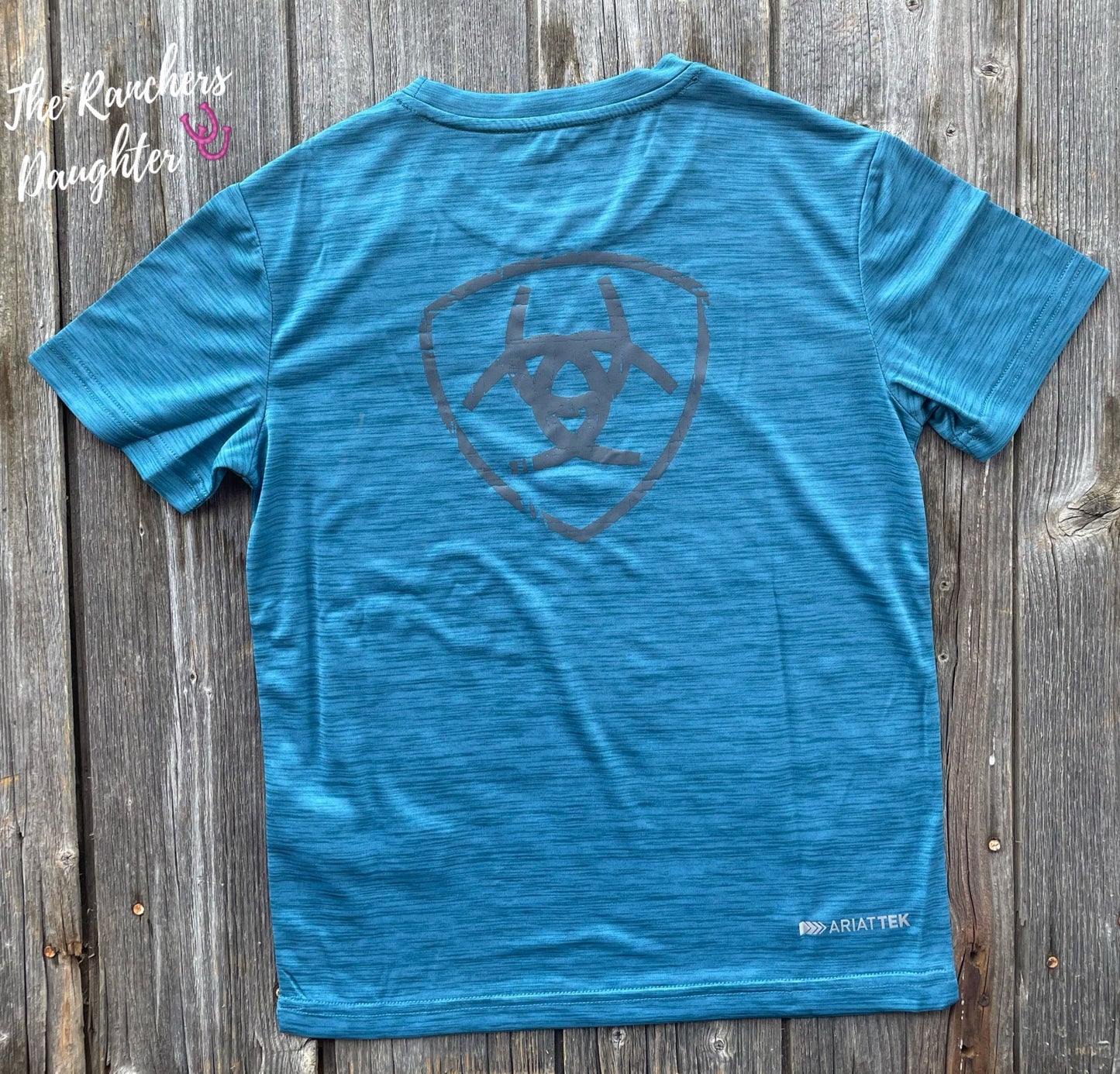 Ariat Boys Teal Charger Tee