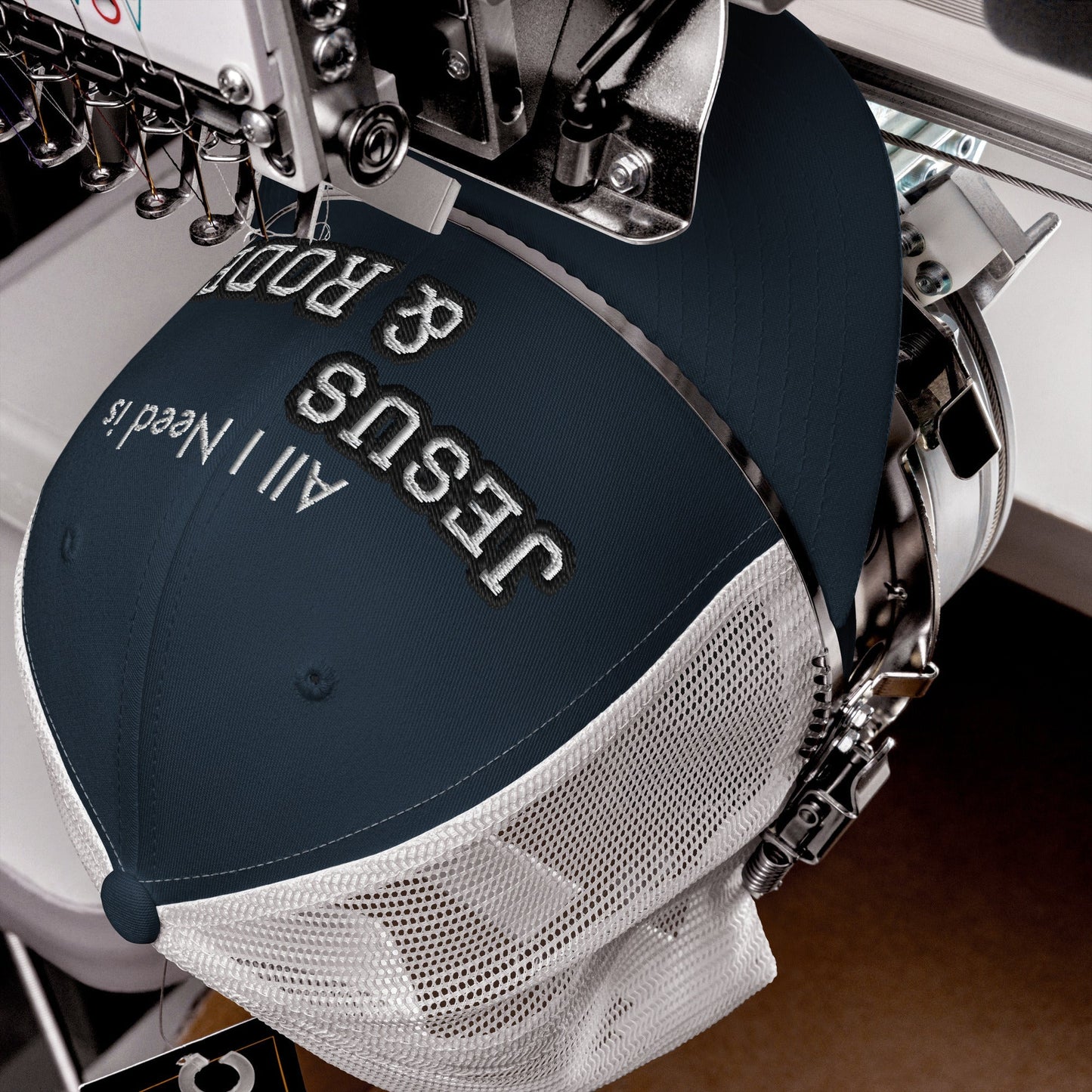 Jesus and Rodeo Trucker Hat