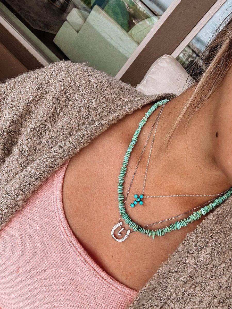 Jig Is Up Turquoise Necklace