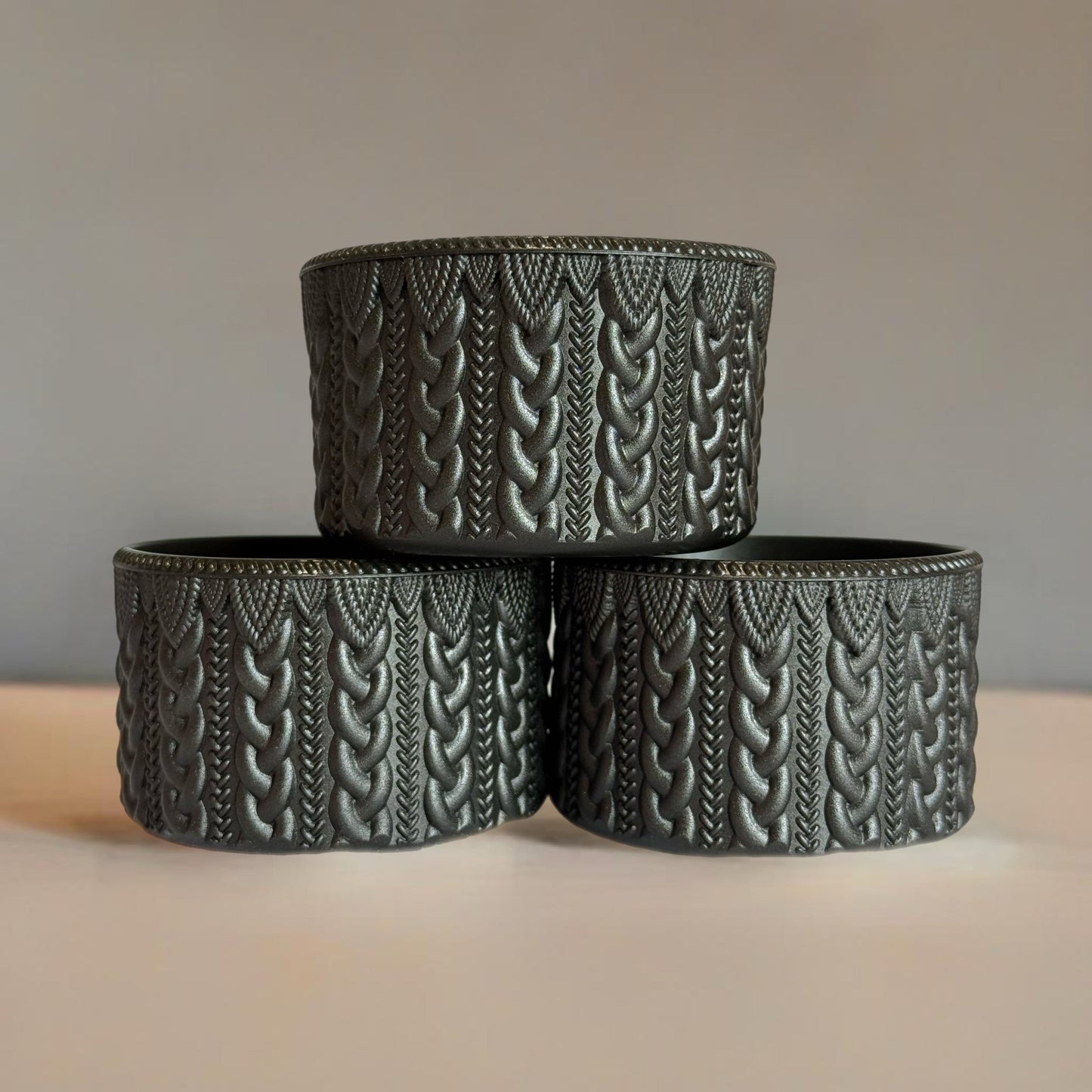 Onyx Shimmer Metallic Macrame  Boot