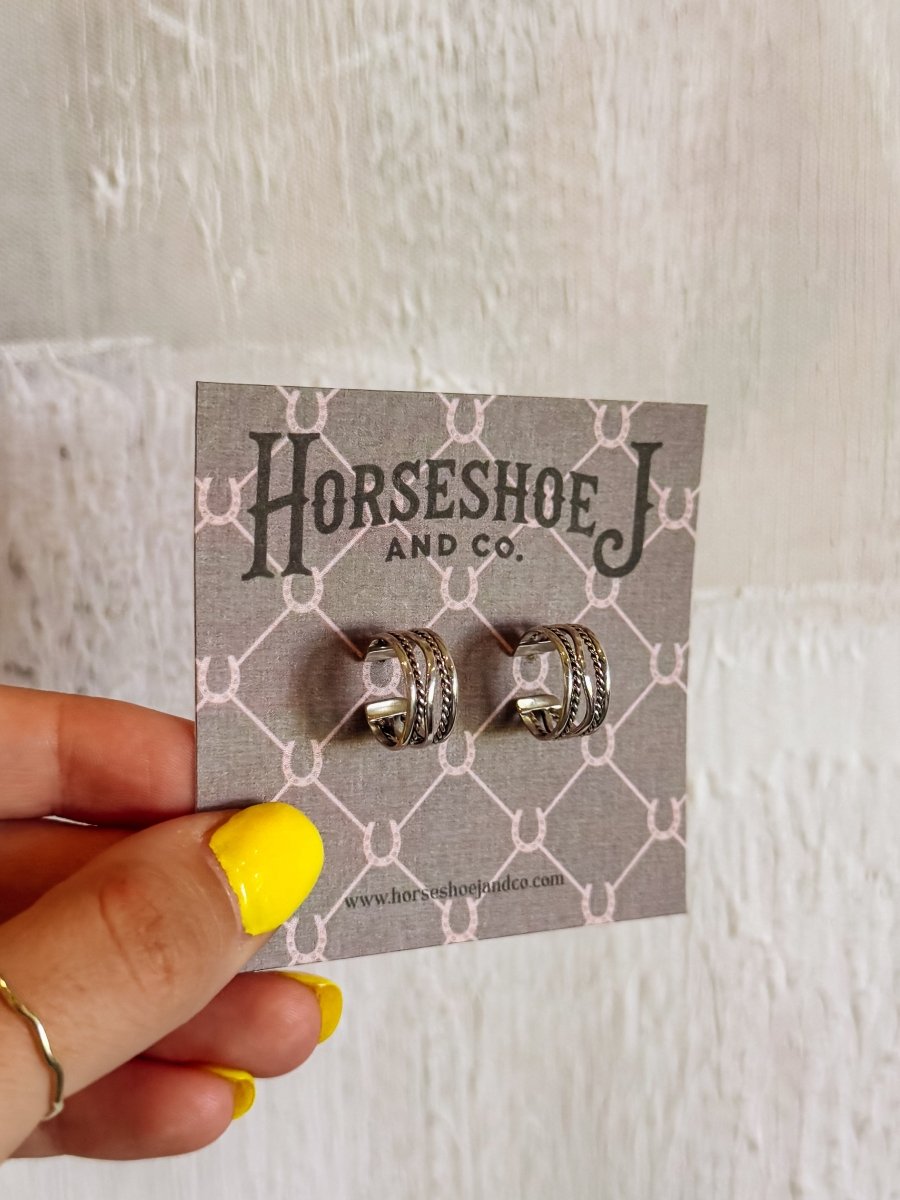 Kaycee Silver Hoops