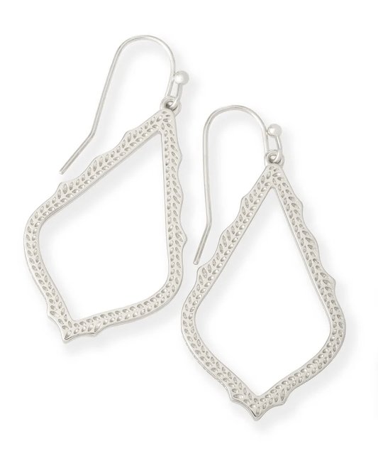 Sophia Earrings Rhodium Metal | Kendra Scott
