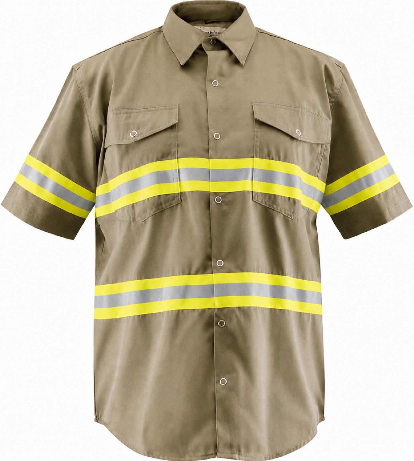 Premium High Visibility Hi Vis Reflective Safety Work Shirts - Half Sleeve