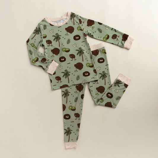 Kiwi Bird Kids Two-Piece Pajamas