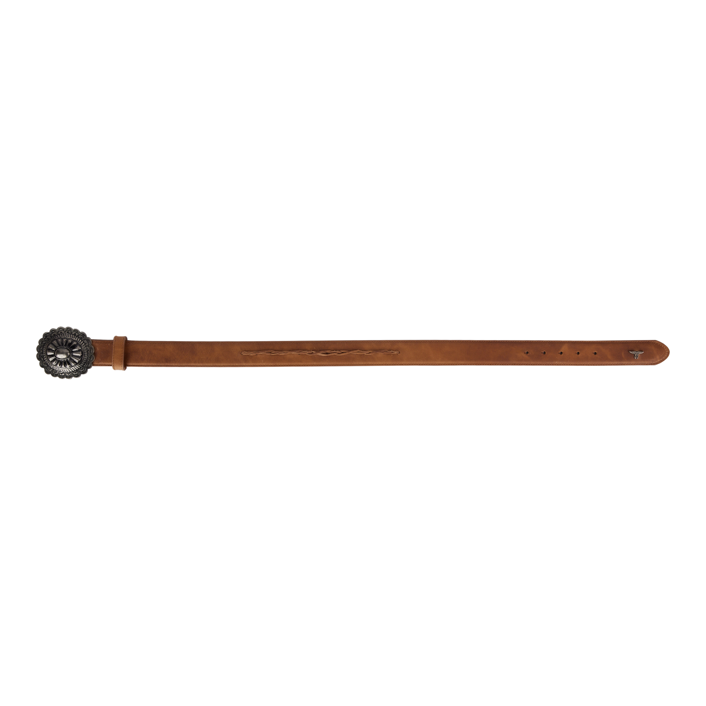 1.5 Woven Belt with Round Buckle-Desert Clay