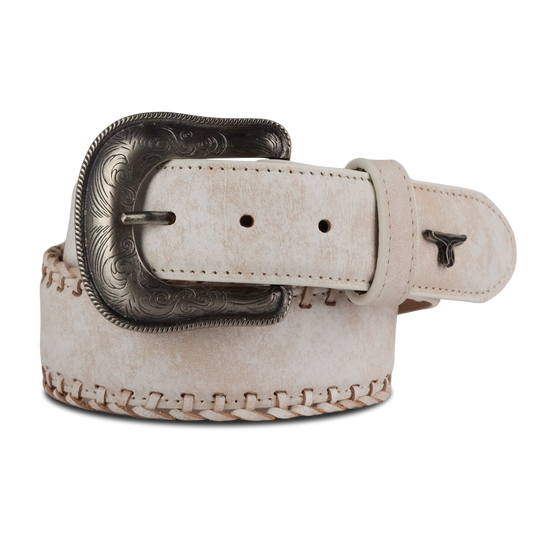 1.5 Woven Belt with Single Buckle-Ceramic Crackle