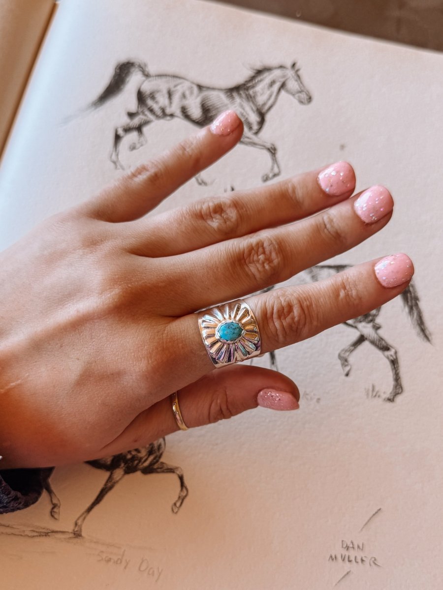 Latigos Turquoise Ring