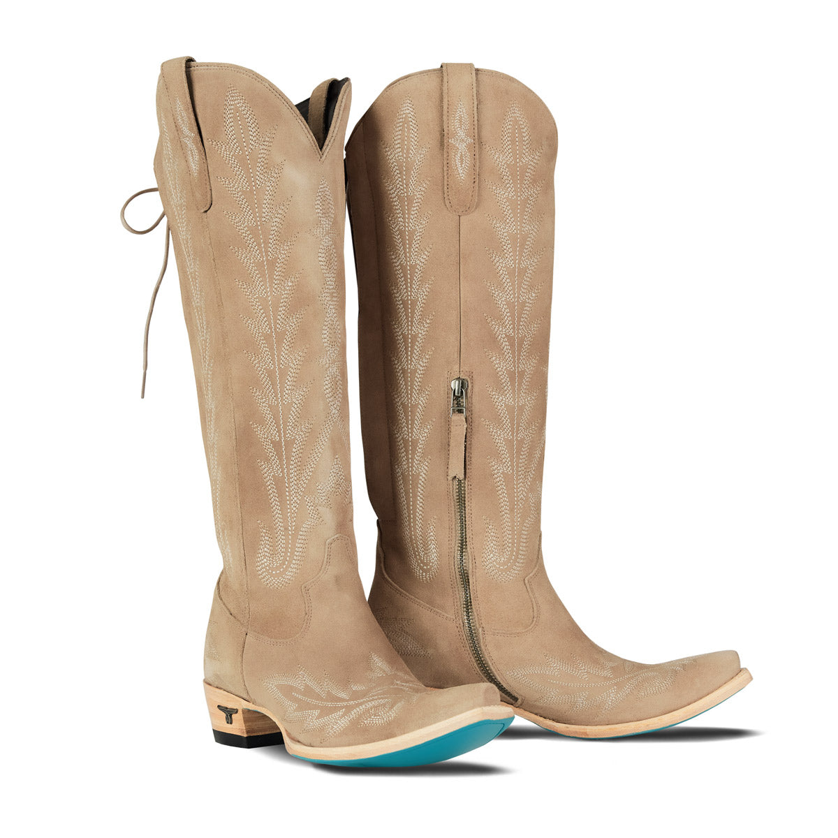 Lexington Knee High Corset - Latte Suede