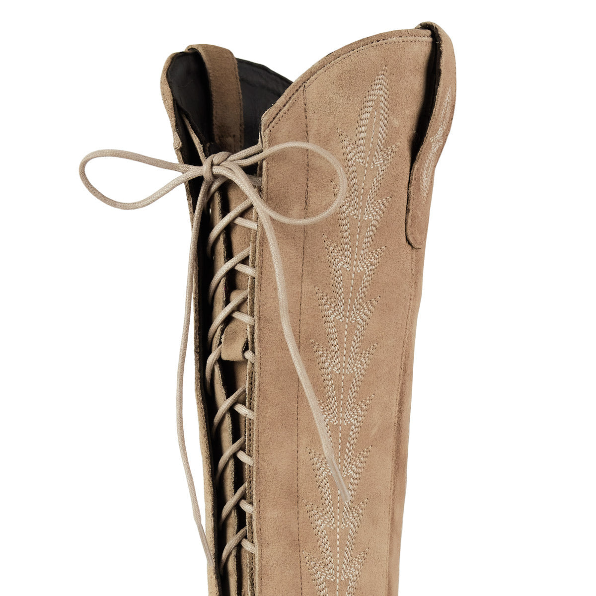 Lexington Knee High Corset - Latte Suede