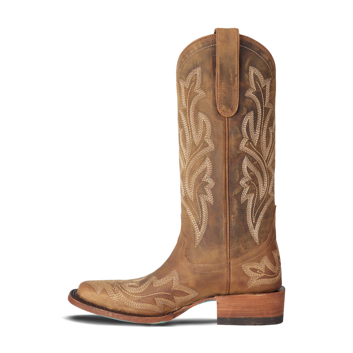 Saratoga Square Boot - Burnt Caramel