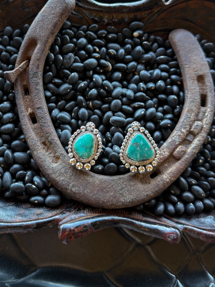 Lead On Adjustable Turquoise Ring