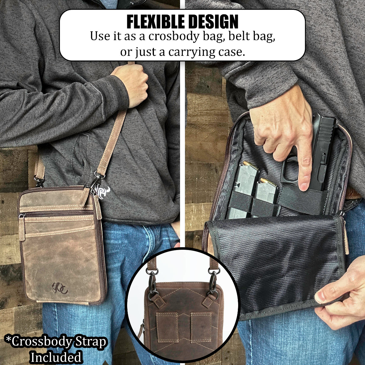 Leather Pistol Case
