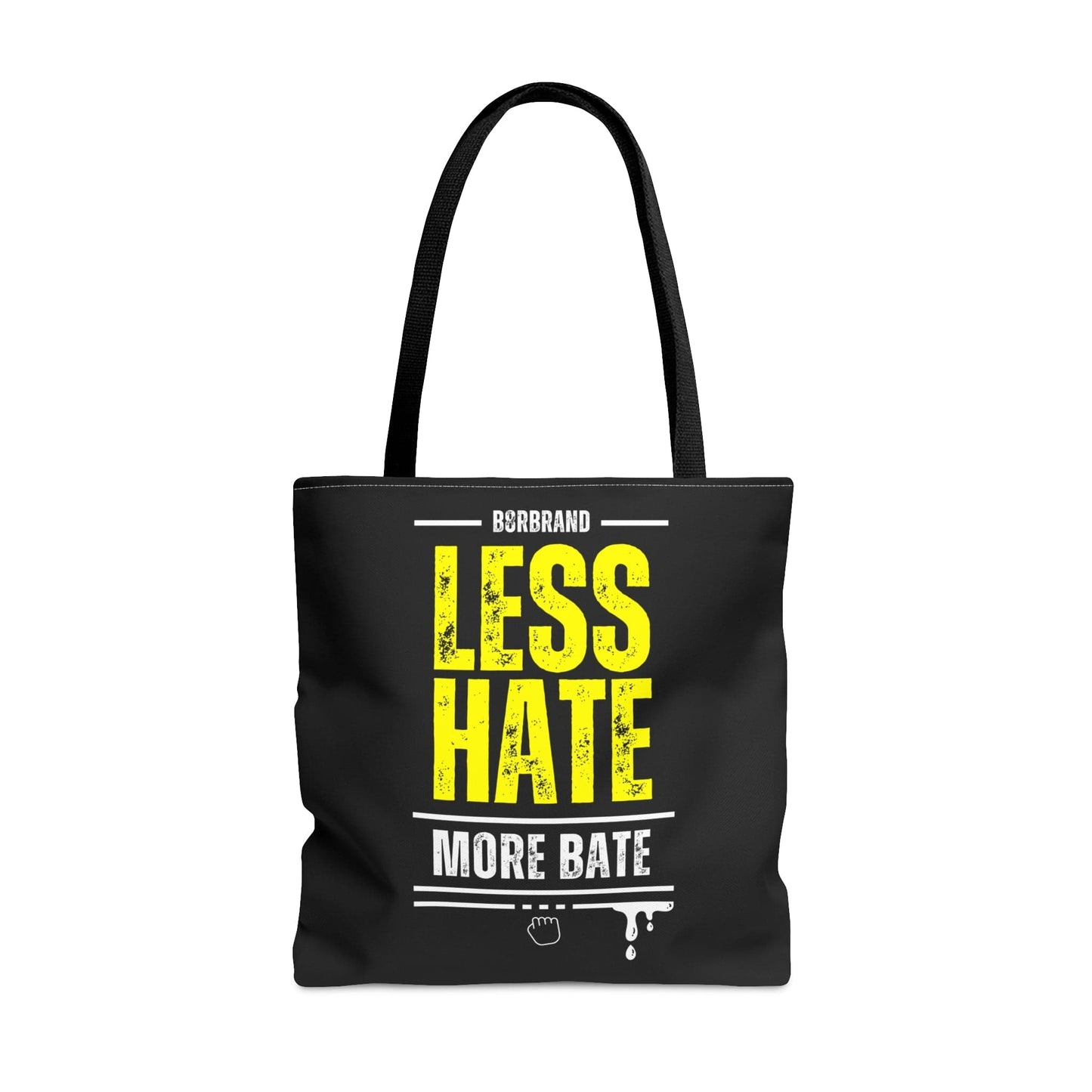 Less Hate, More Bate Tote Bag - B8rBrand - LeatherDaddy Skin Co.