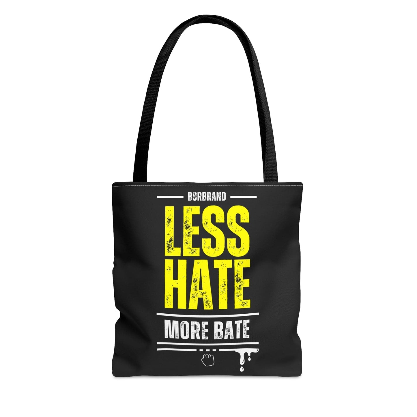 Less Hate, More Bate Tote Bag - B8rBrand - LeatherDaddy Skin Co.