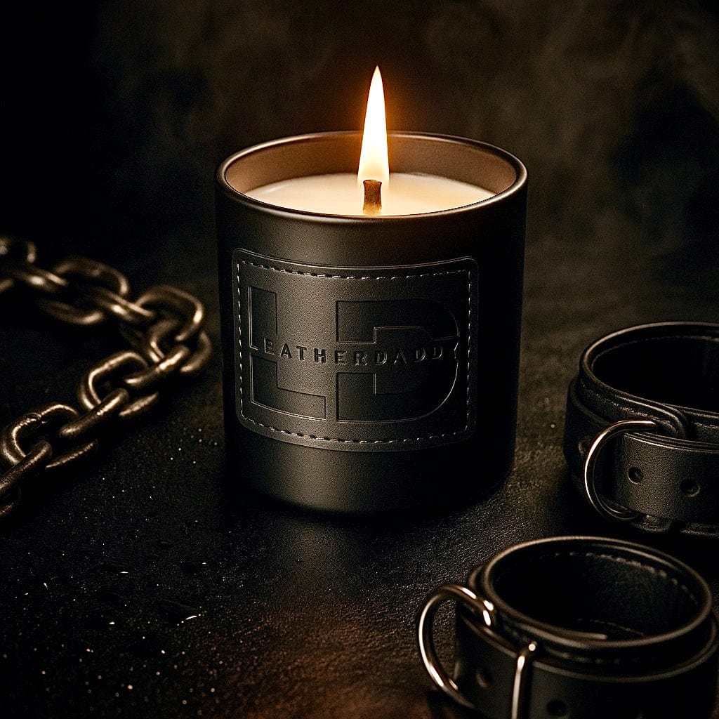 Hand-Poured Soy Wax Candle - Signature LeatherDaddy Fragrance