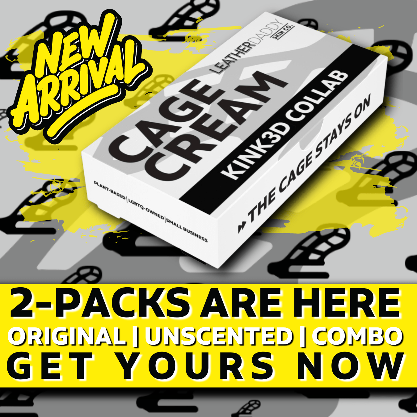 LeatherDaddy Cage Cream - A KINK3D Collab