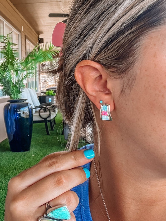 Lefors Opal Earrings