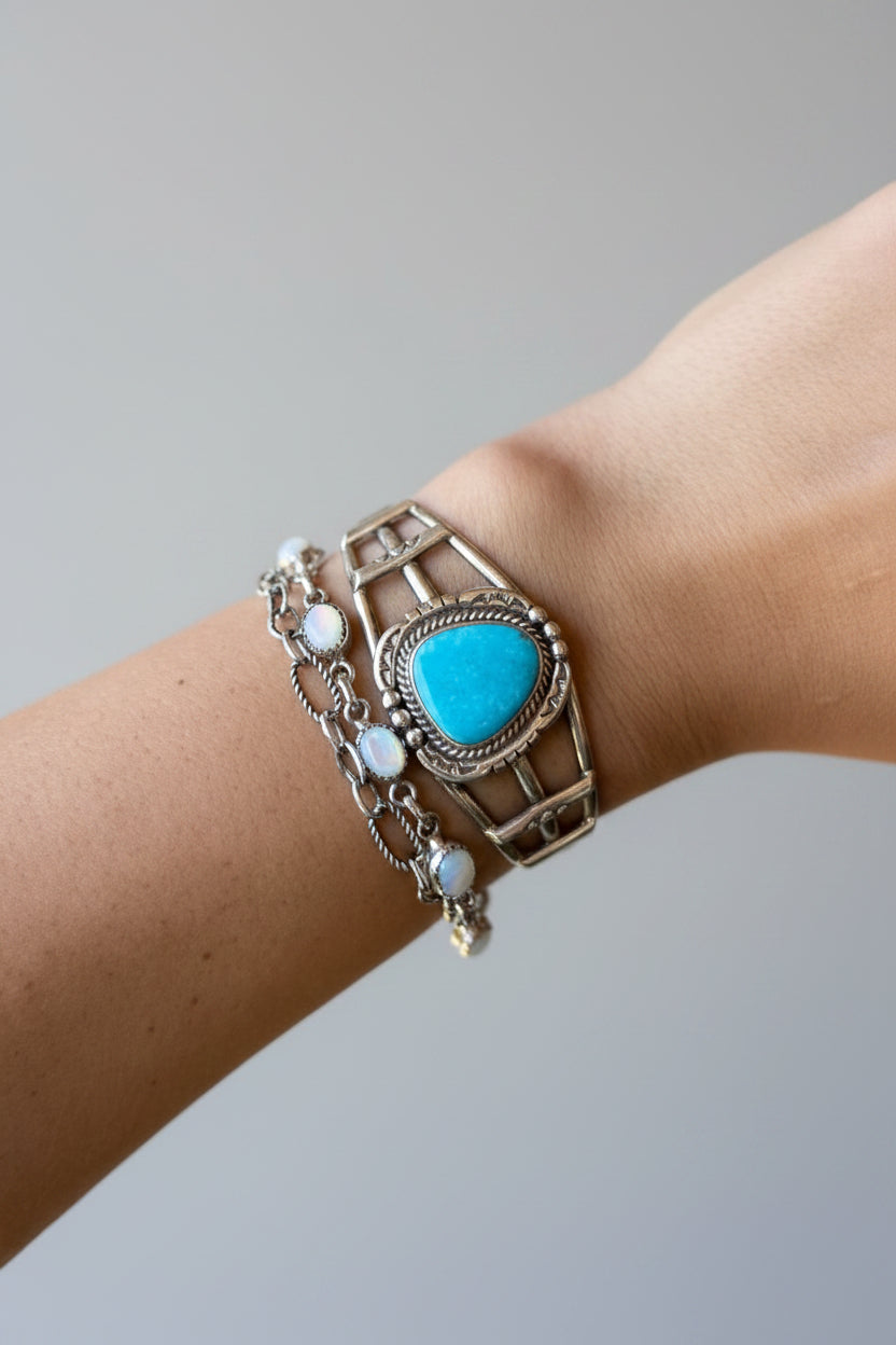 Leroy Turquoise Cuff Bracelet