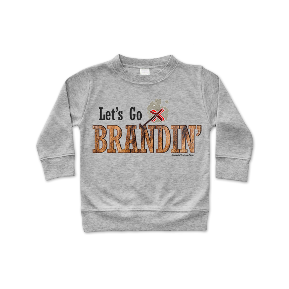 LET'S GO BRANDIN' Infant Western Pullover