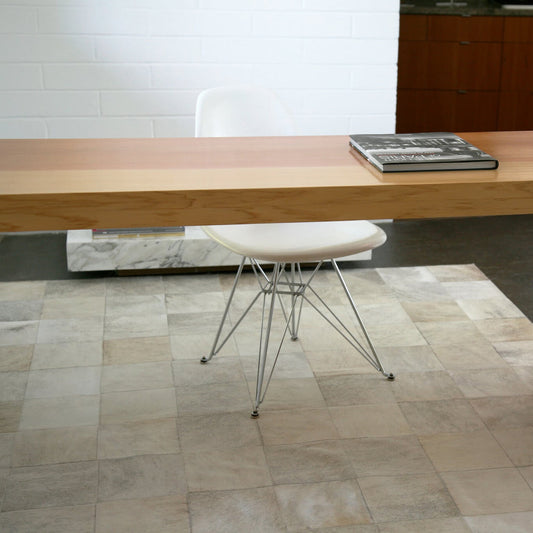 Rhodes Grey Brindle Cowhide Rug