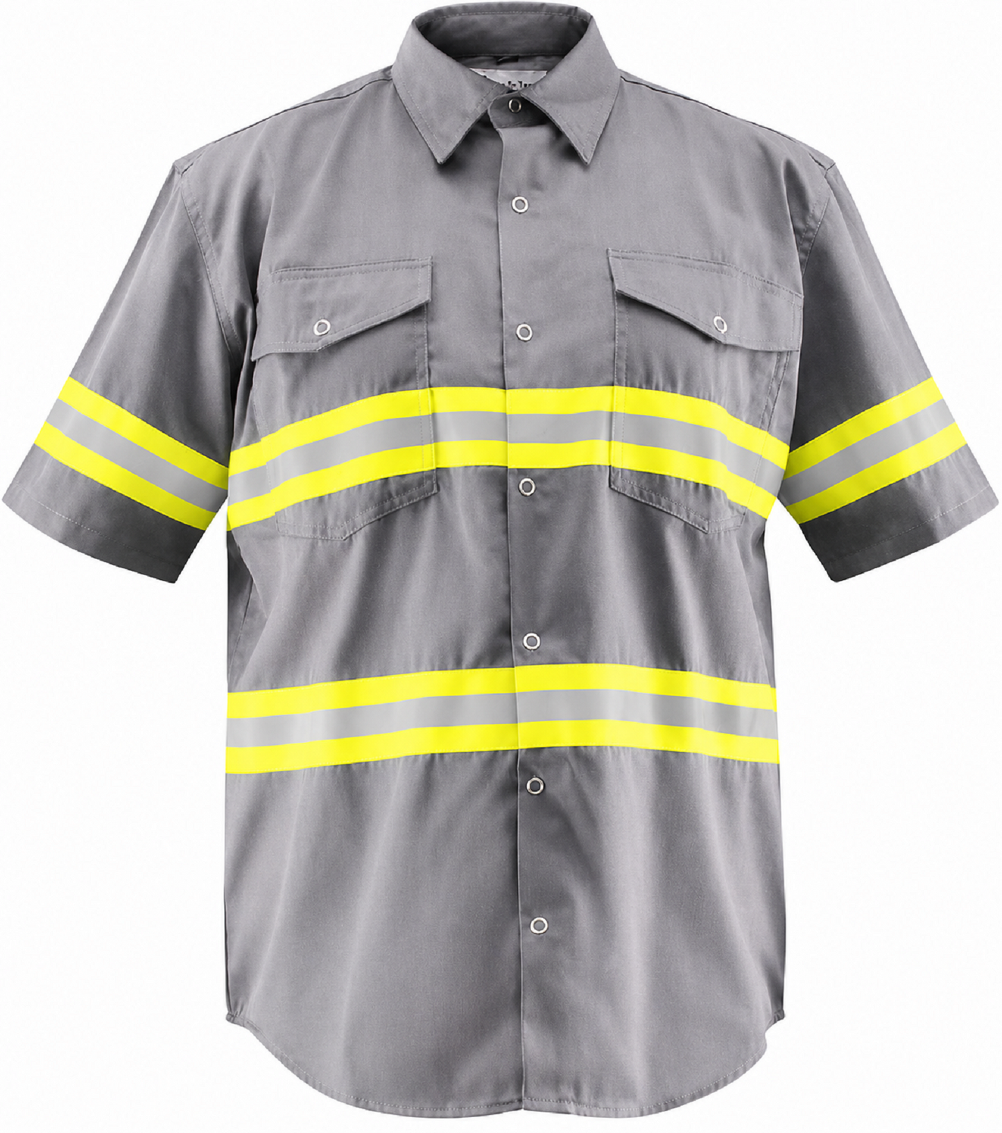 Premium High Visibility Hi Vis Reflective Safety Work Shirts - Half Sleeve